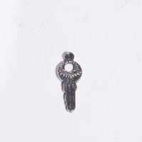 Pendentif Clé Vintage en Acier Inoxydable Argenté YML, Breloque Clé Antique Multi-tailles, Accessoires DIY pour Bracelets et Colliers
