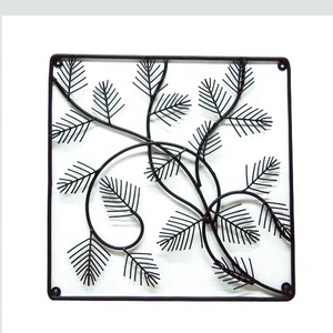 Best Sell Product with Good Quality and Price New Design Metal <b>Leaf</b> Wall <b>Art</b> - Product Image 4