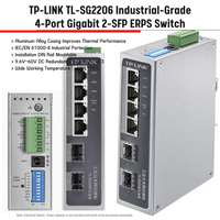TP-Link de grado industrial 100M Fast Ethernet 1000M Gigabit Router Switch 5 puertos 8 puertos POE Web TL-SF SG SL 1005/08 Series
