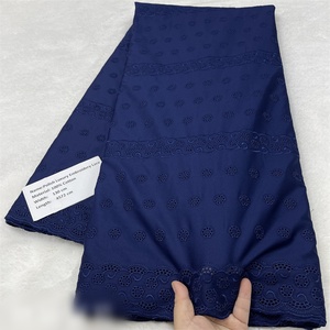 Tela de Encaje Africana al por Mayor, Alta Calidad de Dubái, Algodón Seco Nigeriano para Hombre - Product Image 2
