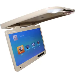 super big screen 22 inch Car Roof Mount LCD screen Multimedia Video USB SD Ceiling Roof mount Display