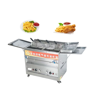 Freidora Industrial a <span class=keywords><strong>Gas</strong></span> <span class=keywords><strong>de</strong></span> Gran Capacidad Totalmente Automática - Product Image 1