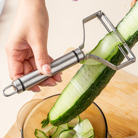 Handmatige roestvrijstalen multifunctionele koolrasp/snijder, grote groentesnijder/saladesnijder