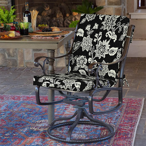 Coussin de chaise longue d'extérieur compressible personnalisé en éponge, imperméable, à dossier haut, rectangulaire, pour terrasse intérieure et extérieure - Product Image 2