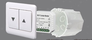 Dji tomotica — stores roulants, Module de commutateur à Double relais RF WiFi 2.4GHz, pour maison intelligente, sans fil, blanc, avec télécommande RF - Product Image 3