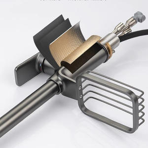 Robinet de cuisine moderne à poignée unique avec douchette extractible et rotation à 360 degrés, conception durable à 2 trous pour <span class=keywords><strong>eau</strong></span> chaude et <span class=keywords><strong>froide</strong></span> - Product Image 4