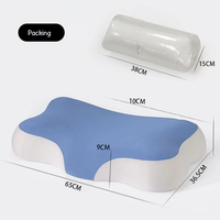 Oreiller cervical ergonomique en mousse à mémoire de forme à récupération lente, soutien du cou, oreiller de lit profilé pour dormeurs sur le côté, le dos et le ventre