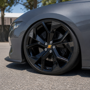 SRD Personenauto Wielen 18 19 20 Inch 5x114.3 5x112 5x120 Zwarte Gesmede Blade Velgen voor Audi S RS R BMW M3 M4 Toyota JDM - Product Image 1