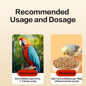 Papağan tüy bakım Riboflavin vitamini parlak tüyler yumuşak Pet kuşlar için kaliteli Pet sağlık takviyeleri - Product Image 2