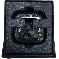 Étui de protection rigide en fibre de carbone véritable pour AirPods 2 3 4ème génération Pro sans fil pour écouteurs