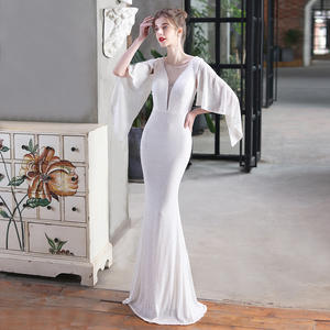 Dames Lovertjes Fishtail Prom Jurken Feest Maxi Lovertjes Avondjurk Luxe Avondjurken - Product Image 1