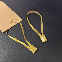 Étiquettes de ruban personnalisées Cordon en plastique Cordon en satin Corde d'étiquettes