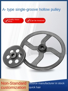 Precision Drilling 1-Slot Transmission V-Shaped <strong>Pulley</strong> 80-150mm Cast Iron <strong>Timing</strong> Sheave for Machinery Industries - Product Image 3