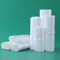Sac d'emballage en plastique transparent refermable avec fermeture éclair, imprimé en flexographie, avec avertissement de suffocation, pour vêtements et chaussures