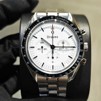 Montre homme multifonction Omegat la plus vendue, 42 mm, cristal saphir, acier inoxydable, luminescente, étanche, mécanique