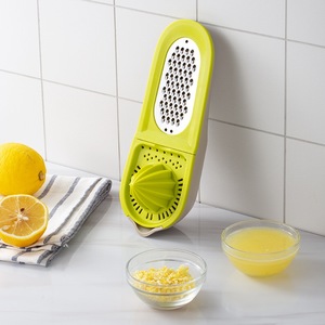 Ustensile de <span class=keywords><strong>cuisine</strong></span>, trancheuse à légumes, râpe multifonction 5 en 1, outils en métal argenté, acier inoxydable - Product Image 1