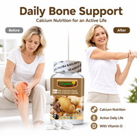 Capsules liquides de calcium bio à marque privée avec vitamine D – Complément quotidien pour le soutien osseux – Fournisseur d'usine en gros OEM ODM