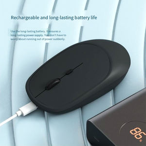 <span class=keywords><strong>เมาส์</strong></span>ไร้สายแบ<span class=keywords><strong>บ</strong></span>ชาร์จไฟได้สำหรับโน้ต<span class=keywords><strong>บ</strong></span>ุ๊คพีซีไร้สาย2.4G - Product Image 2
