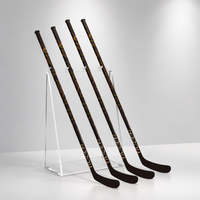 Bâtons de hockey sur glace en fibre de carbone, motifs de lame P92/P28, longueur 66 pouces, légers, poids 335-395 g, personnalisables, design monobloc