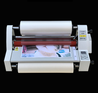 Machine à plastifier automatique V350 à froid et à chaud à double usage Grande plastifieuse A3