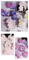 Perles de résine en forme de fleur à grand trou, entretoises, vente en gros, pour DIY, chaînes de téléphone, porte-clés, stylos