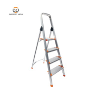 Echelle portative en aluminium de haute qualité, escalier pliable, échelle domestique avec main courante