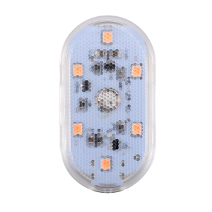 Nouvelle lampe LED magnétique sans fil HPX 12V pour coffre de voiture et plafonds de camion, recharge USB, lumière bleue, éclairage intérieur de voiture - Product Image 1