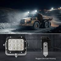 Luz de Trabajo LED para Minería de 120W, IP69K Impermeable, 9-32V, ECE R10 CISPR25 Clase 4 para Equipo Pesado
