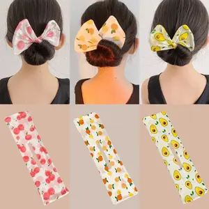 Pince à cheveux Magic Twist pour enfants, nœud papillon mignon, fabricant de queue de cheval, bandeau de boule pour fille, pince à cheveux ondulée, épingle à cheveux pour bébé - Product Image 2