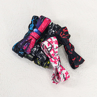 Lacets plats multicolores à motifs variés, imprimés par transfert thermique, 8 mm, designs graphiques personnalisés pour baskets