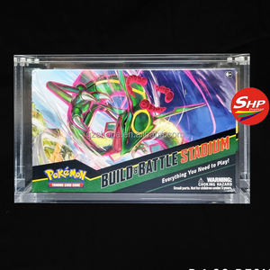 SHP Custom Clear Acrylic Pokemon TCG: Sword & Shield-<span class=keywords><strong>Astral</strong></span> <span class=keywords><strong>Radiance</strong></span> Build & Battle Stadium con tapa magnética Vitrina acrílica - Product Image 5