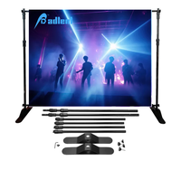 Kpop support personnalisé idole image recyclable publicité décoration fond Tension tissu Portable toile de fond affichage