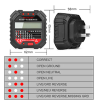 MAYILON HT107B testeur de prise Test automatique de fil de terre sous tension neutre avec disjoncteur RCD avancé Test de fuite électrique