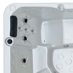 <span class=keywords><strong>Bain</strong></span> <span class=keywords><strong>à</strong></span> <span class=keywords><strong>remous</strong></span> extérieur compact pour 2 personnes, design <span class=keywords><strong>nordique</strong></span>, rond, avec chauffage <span class=keywords><strong>à</strong></span> économie d'énergie - Product Image 2