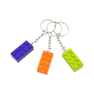 Llavero de Bloques de Construcción Personalizados 2x4, Anillo para Llaves con LOGO Personalizado, DIY MOC, Colgante para Bolso, Adorno para Coche, Pequeñas Piezas de Ladrillos de Alta Calidad - Product Image 3