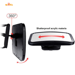 SUNNUO Miroir de sécurité pour siège arrière de bébé Miroir de voiture pour la visibilité et le <span class=keywords><strong>confort</strong></span> du bébé - Product Image 5