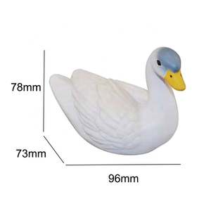 Balle anti-stress Cygne en PU souple, personnalisable avec logo, en promotion - Product Image 3