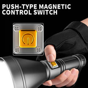 Linterna de buceo con cordón IP65 Antorcha impermeable Buceo 80M Bajo el agua XHP90 Pesca bajo el agua Luces LED <span class=keywords><strong>sumergibles</strong></span> - Product Image 6