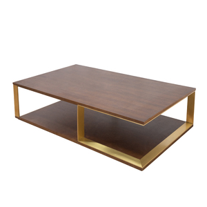 Muebles para el hogar superior <span class=keywords><strong>de</strong></span> madera <span class=keywords><strong>de</strong></span> la Mesa <span class=keywords><strong>de</strong></span> té <span class=keywords><strong>de</strong></span> diseño <span class=keywords><strong>de</strong></span> mesa <span class=keywords><strong>de</strong></span> café <span class=keywords><strong>de</strong></span> acero inoxidable - Product Image 3