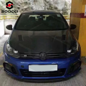 Pour Volkswagen <span class=keywords><strong>Golf</strong></span> <span class=keywords><strong>6</strong></span> MK6 <span class=keywords><strong>GTI</strong></span> R20 Kit de remplacement de capot en fibre de carbone pour VW MK6 <span class=keywords><strong>Golf</strong></span> <span class=keywords><strong>6</strong></span> Capot avant en fibre de carbone - Product Image 6