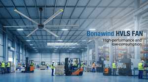 US Stock Industrial <b>Large</b> HVLS Ceiling Fan with High Volume Low Speed Motor for Warehouse Ventilation 3-Year Warranty - Product Image 2
