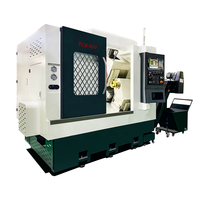 Torno Fresador CNC de Doble Husillo, Tipo Suizo, con Certificación CE del Fabricante
