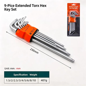 Set di chiavi esagonali universali, cacciavite esagonale multifunzione, kit di chiavi Torx <span class=keywords><strong>a</strong></span> 6 punte, set di strumenti di riparazione Torx esagonali - Product Image 6