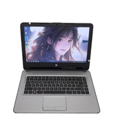 Notebook kantor bisnis portabel ultra tipis 14 inci, komputer Laptop bekas untuk hp 348G3 I3 6gen 4GB 128G SSD