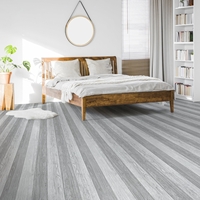 Lujo autoadhesivo Pvc plástico piso pegatina impermeable Peel and Stick suelo vinilo Lvt piso azulejo