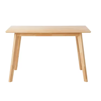 Table à manger rectangulaire en bois massif design moderne pour la maison et la cuisine best-seller meubles de restaurant OEM directement de l'usine
