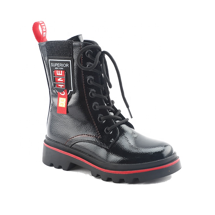 Детские ботинки на низком каблуке, с хлопковой подкладкой, для сохранения тепла, хлопковые ботинки для девочек, повседневная рабочая обувь на толстой подошве