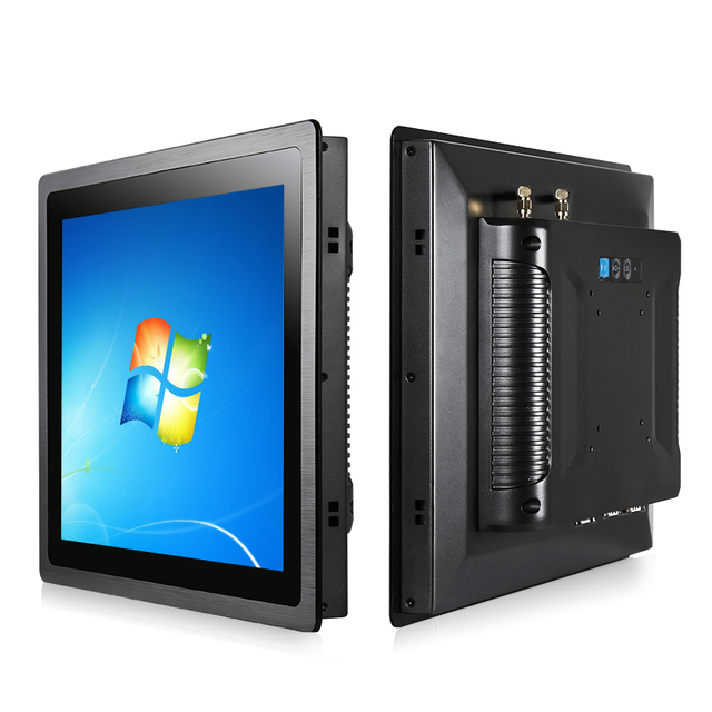 12.1 Inch Wall Mount Industrial PC J1900 J4125 I3 I5 I7 PCAP Fanless Aluminium Panel with Touch Screen in Stock