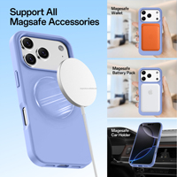 Coque de téléphone officielle antichoc en silicone liquide magnétique microfibre, protection intégrale pour iPhone 17 18 Pro Max, accessoires mobiles