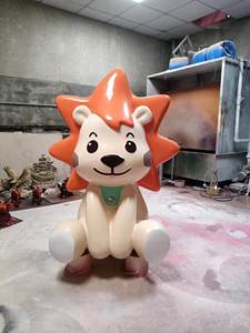 Fait sur mesure FRP fleur fée Sculpture dessin animé Style magasin entrée Public Art décoration Durable léger 3d ornements - Product Image 5